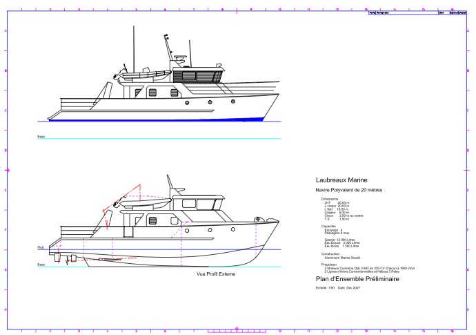 Conception des navires, élaboration de plans et documents Conception des navires, élaboration de plans et documents