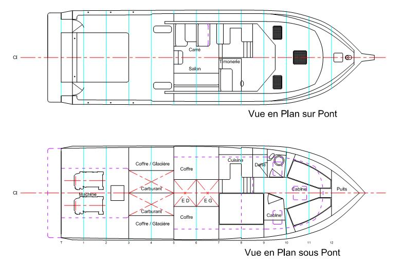 Concpetion d'un Bateau de Plaisance de 14 mètres